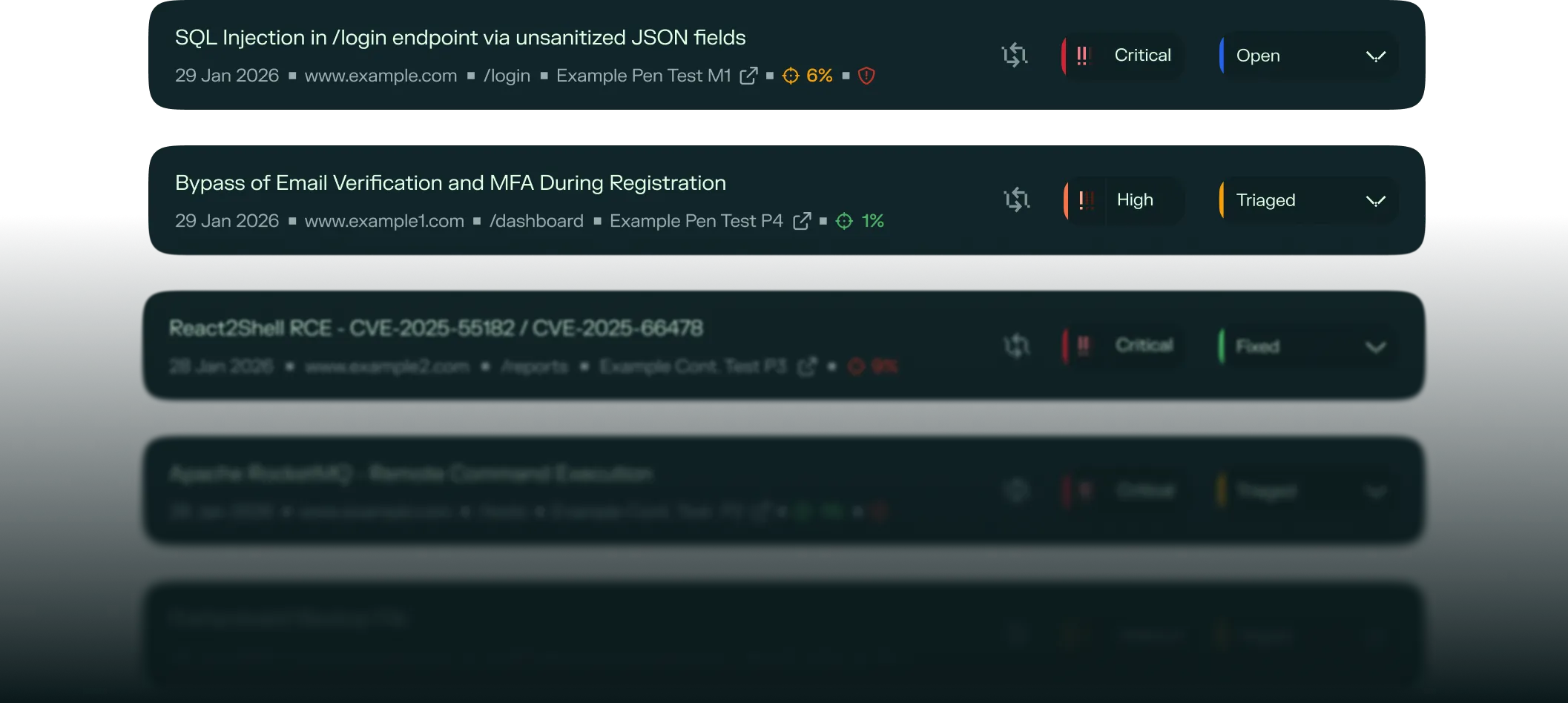 Ethiack's Risk-Based Vulnerability Management solution — validated exploitability, not CVSS scores, so your team fixes what attackers can actually exploit.