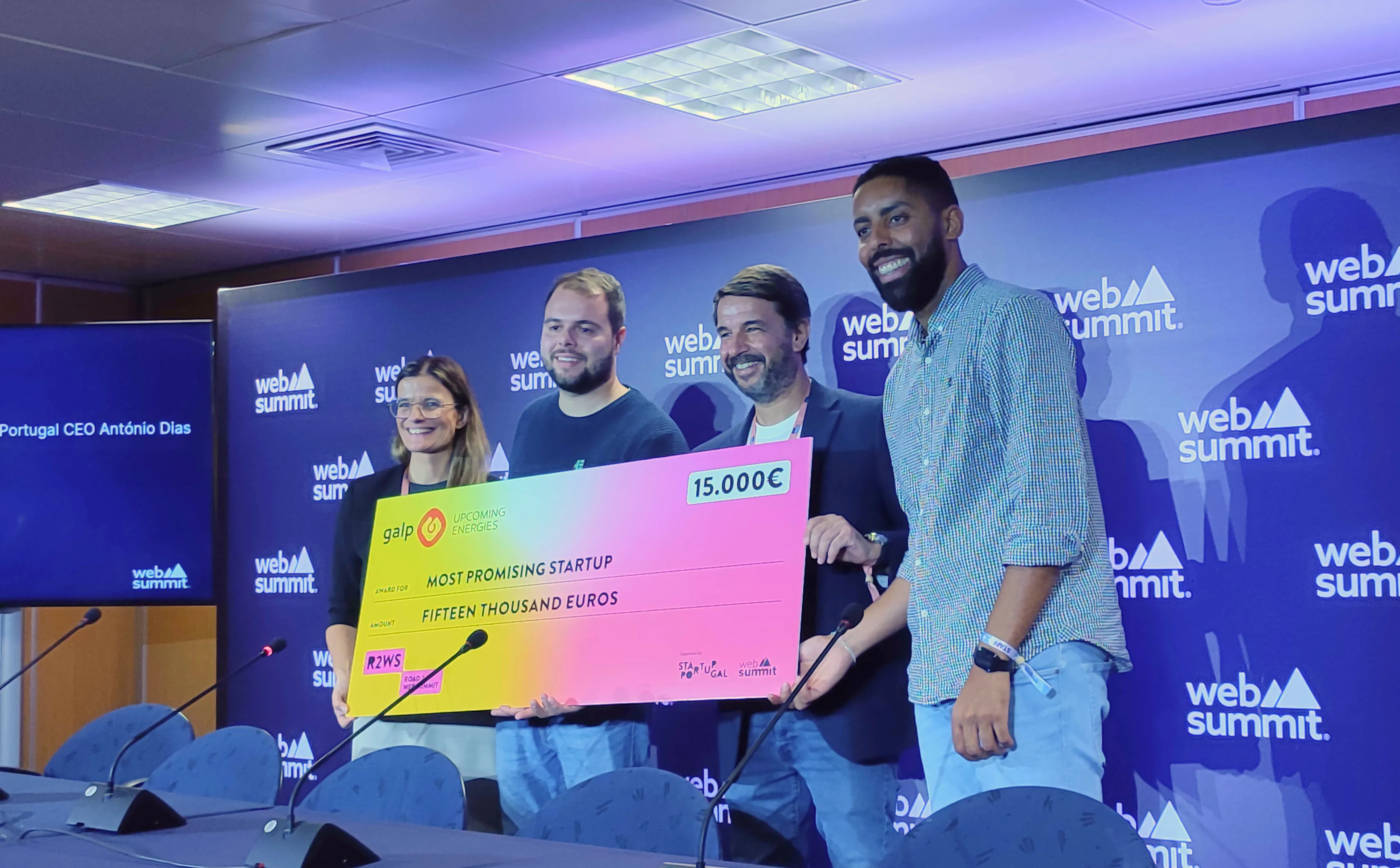 Winner Announcement Ethiack, Websummit 2023