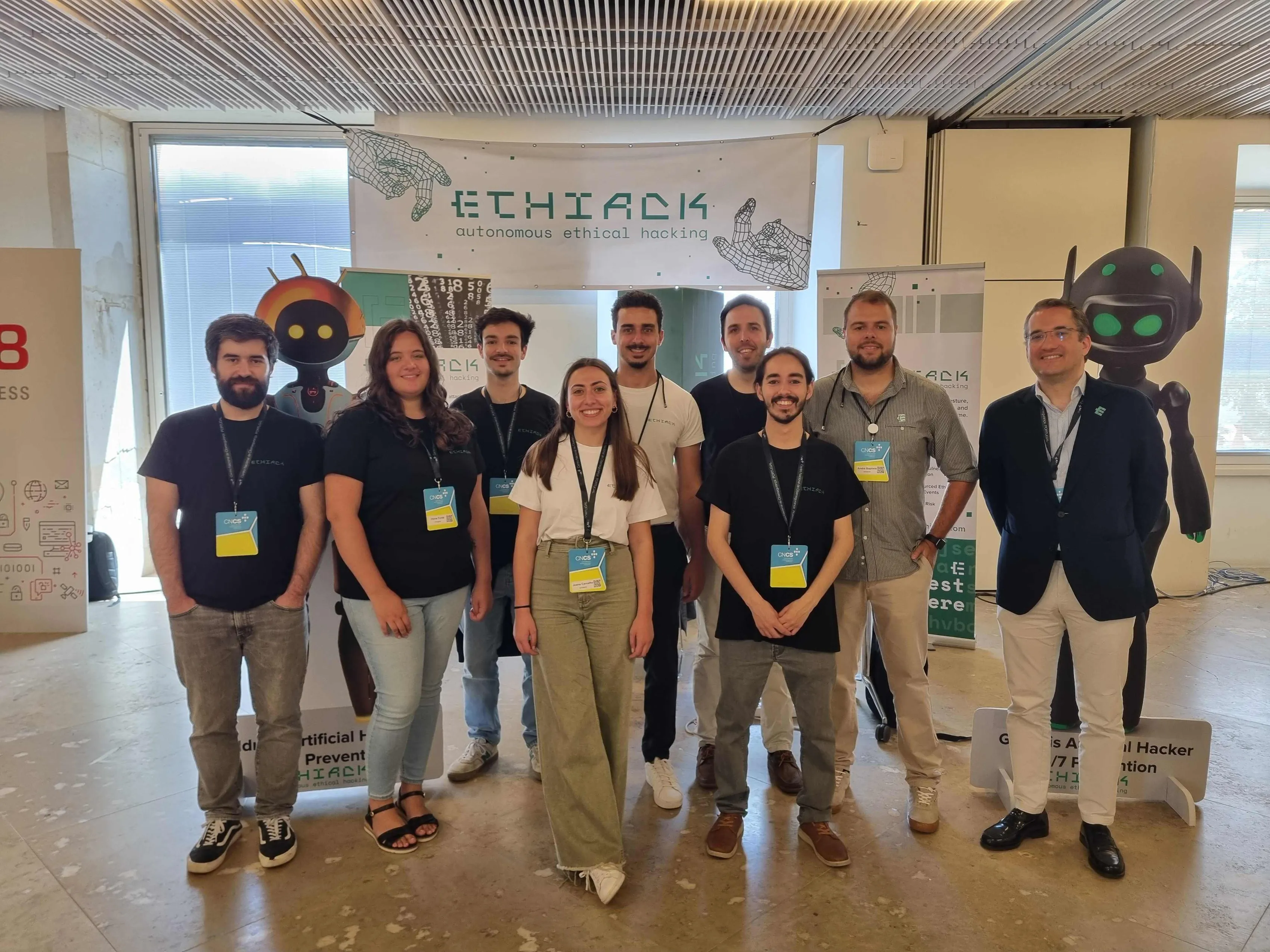 Part of the Ethiack team that participated in the event